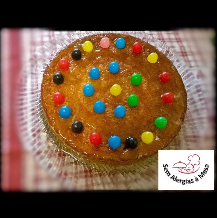 Bolo de Laranja com gomas