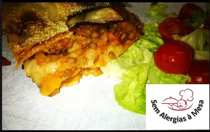 Lasanha de lentinhas