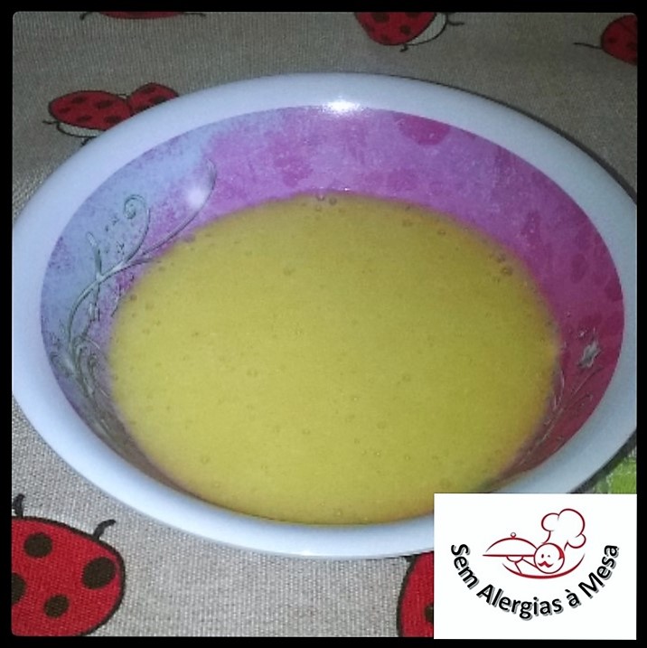 Papa de milho aveia e maça